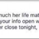 Officer Rodney Lee Wilson’s Facebook comment, threatening LaNaydra Williams’ five-year-old daughter India.